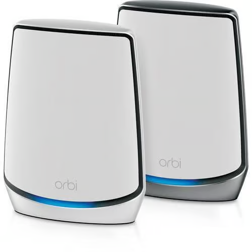 NETGEAR Orbi AX4200 Tri-Band Mesh WiFi 6 System with Router & 1 Satellite Extender, 4.2Gbps (RBK752)