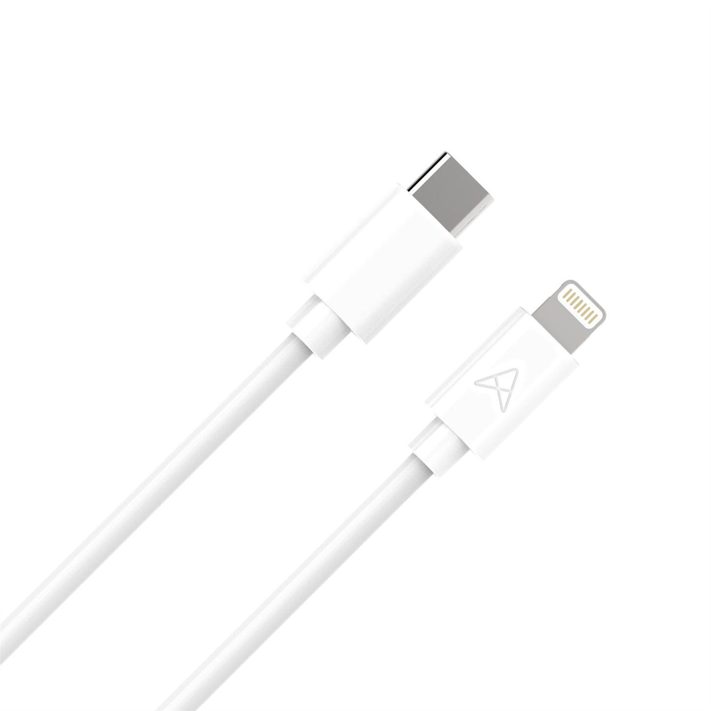 Axessorize PROCharge MFi Certified USB-C to Lightning Cable White (1.2M)