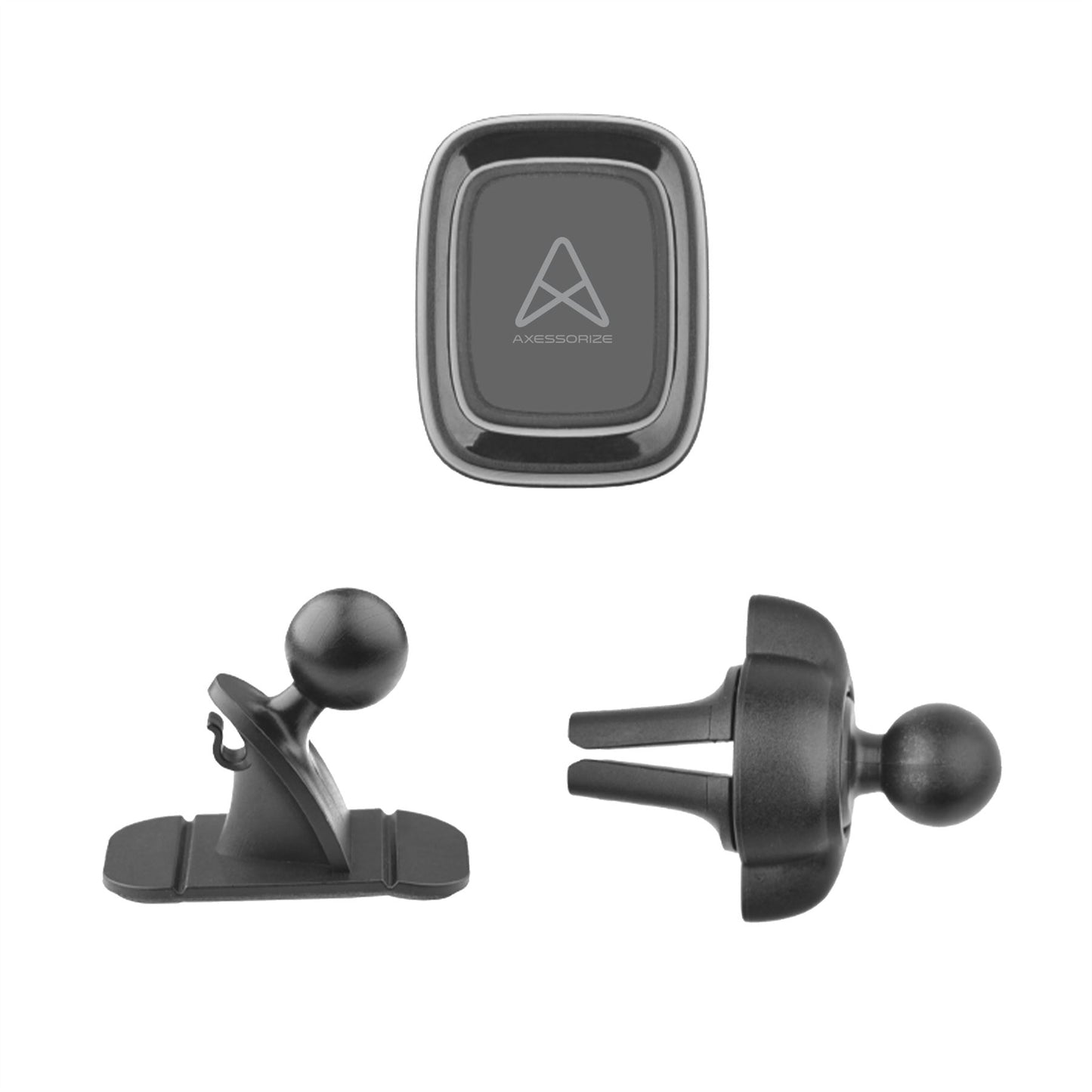 Axessorize PROMount 2-in-1 Magnetic Car Mount Compatible with All Mobile Devices