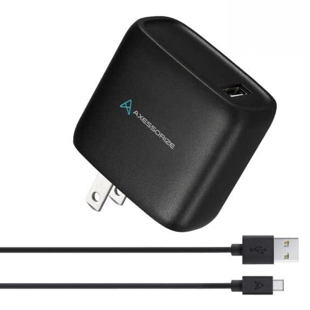 Axessorize 12W PROCharge USB-C Cable and Wall Charger