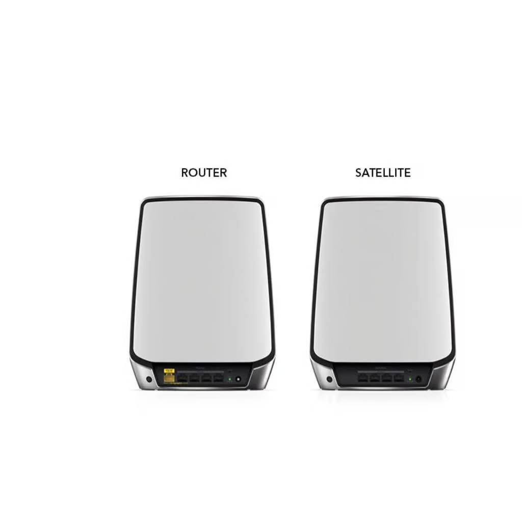 NETGEAR Orbi AX4200 Tri-Band Mesh WiFi 6 System with Router & 1 Satellite Extender, 4.2Gbps (RBK752)