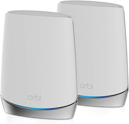 NETGEAR Orbi AX4200 (NBR750) 5G Home Internet Router - 2 Pack (Certified with AT&T and T-Mobile)