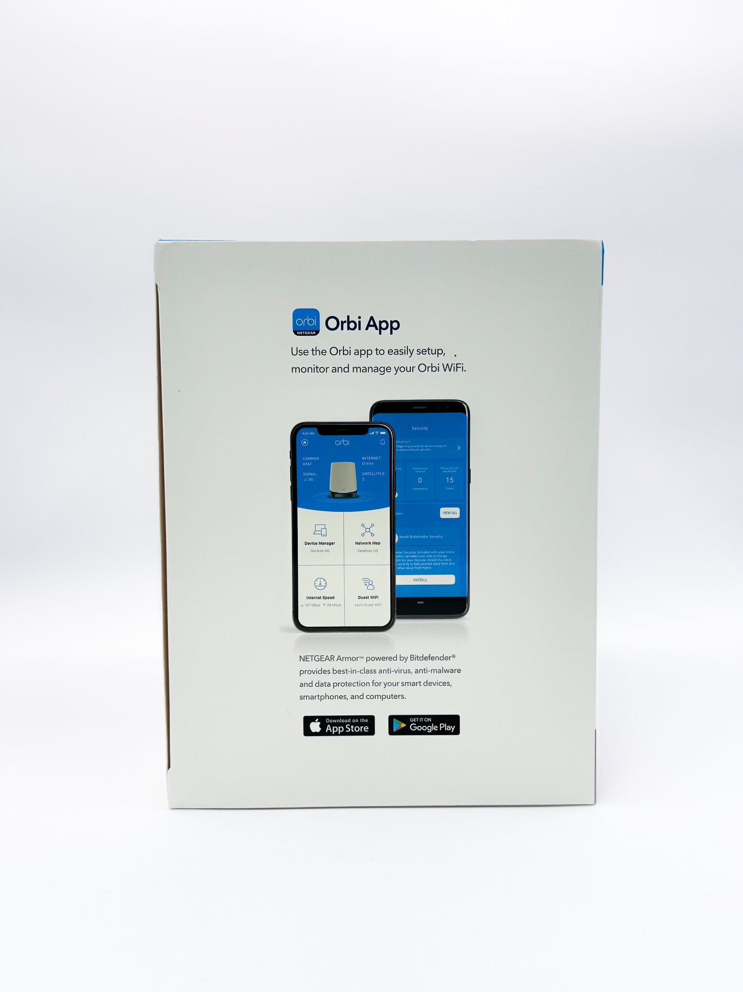 NETGEAR Orbi AX4200 (NBR750) 5G Home Internet Router - 2 Pack (Certified with AT&T and T-Mobile)