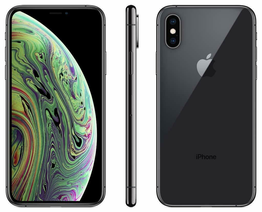 Apple iPhone XS 256GB Fully Unlocked Smartphone (Gray, Gold, Silver) - Good