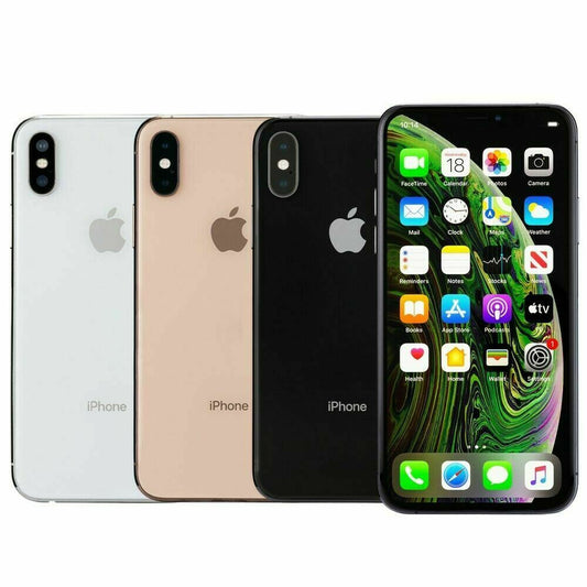 Apple iPhone XS 256GB Fully Unlocked Smartphone (Gray, Gold, Silver) - Excellent