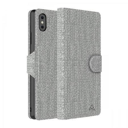 Axessorize LUXFolio Magnetic Fabric Folio Case for Apple iPhone XS Max