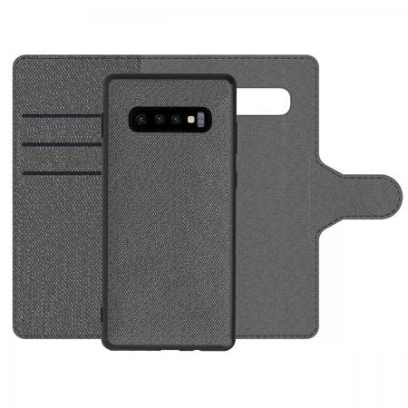 Axessorize LUXFolio Magnetic Fabric Folio Case for Samsung Galaxy S10