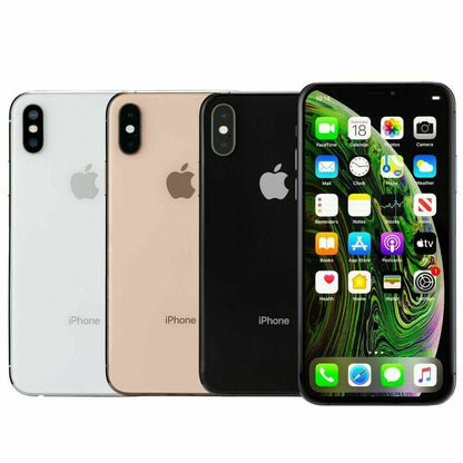 Apple iPhone XS 64GB Fully Unlocked Smartphone (Gray, Gold, Silver) - Excellent