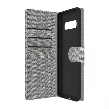 Axessorize LUXFolio Magnetic Fabric Folio Case for Samsung Galaxy S10 Plus