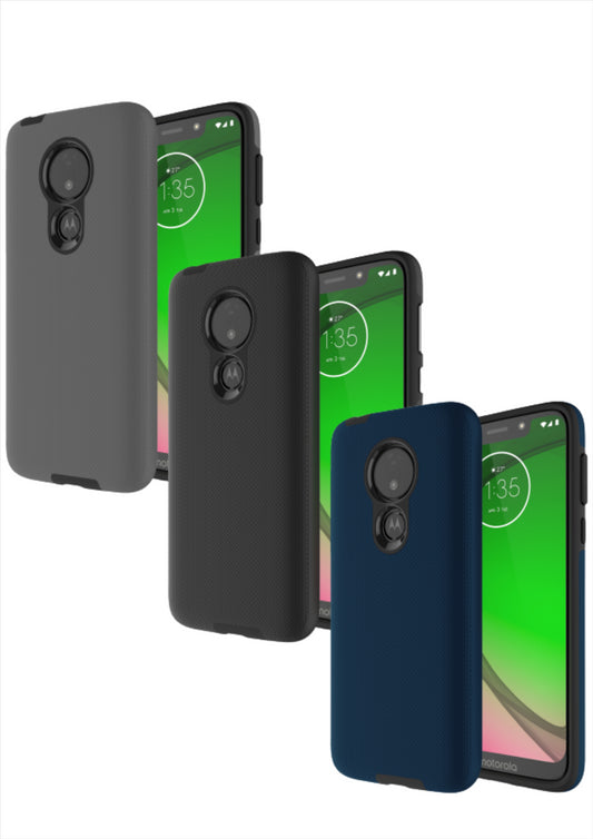 Axessorize PROTech Dual-Layered Anti-Shock Case with Military-Grade Durability for Motorola Moto G7 Power