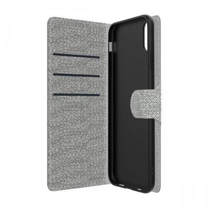 Axessorize LUXFolio Magnetic Fabric Folio Case for Apple iPhone XS Max