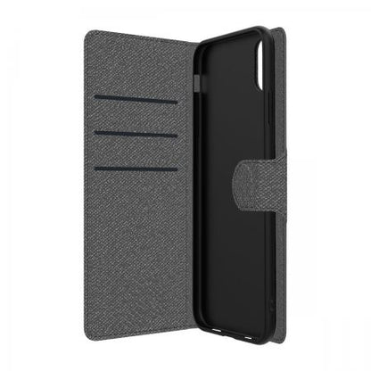 Axessorize LUXFolio Magnetic Fabric Folio Case for Apple iPhone XS Max