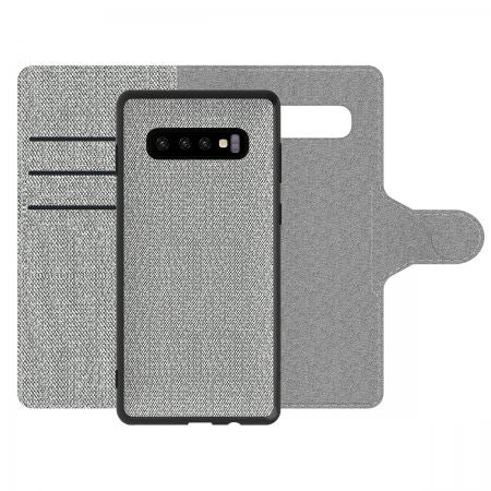 Axessorize LUXFolio Magnetic Fabric Folio Case for Samsung Galaxy S10