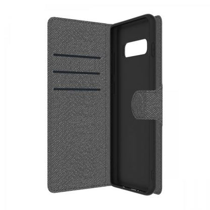 Axessorize LUXFolio Magnetic Fabric Folio Case for Samsung Galaxy S10 Plus